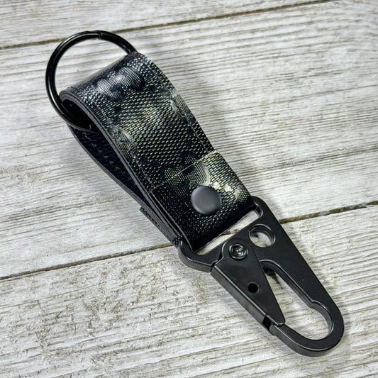 Black GG Mini Keychain