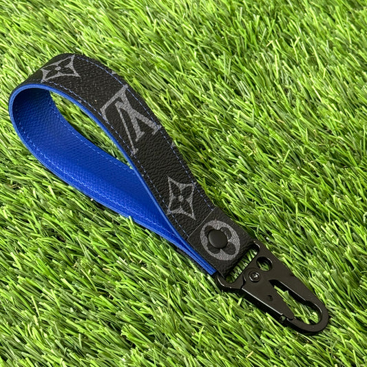 Black x Blue Full Strap Keychain