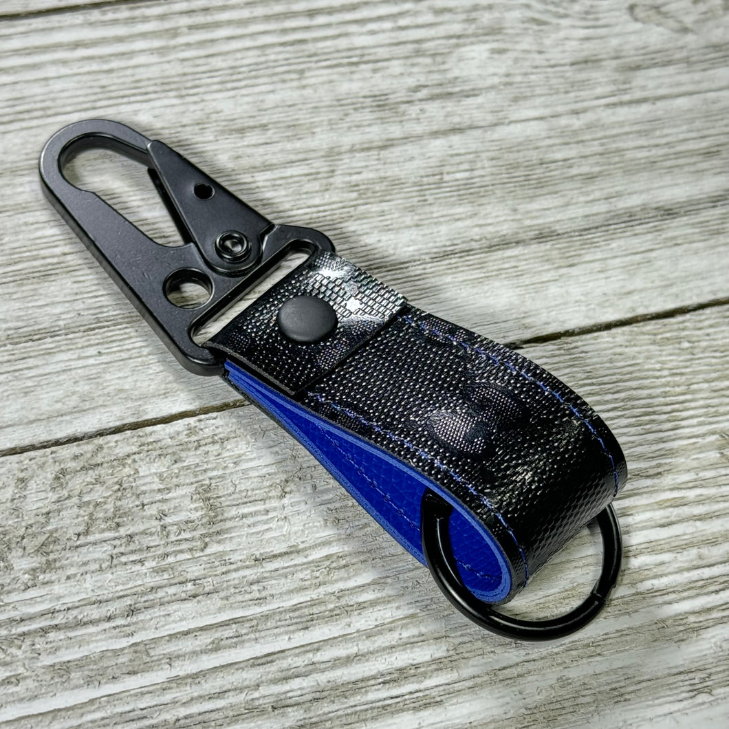 Blue GG Keychain