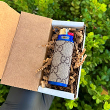 Load image into Gallery viewer, GG Brown x Blue Lighter Case
