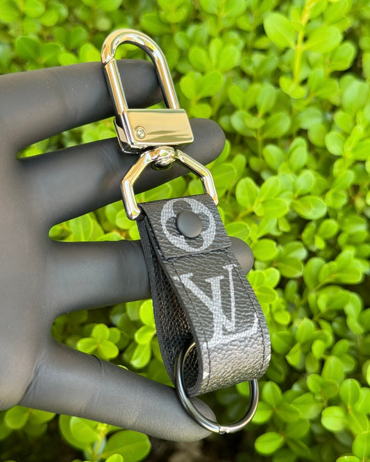 Swivel Keychain - Black Mini