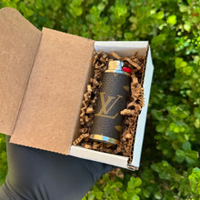 Load image into Gallery viewer, Brown x Silver Lighter Case
