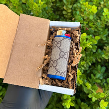 Load image into Gallery viewer, GG Brown x Blue Lighter Case
