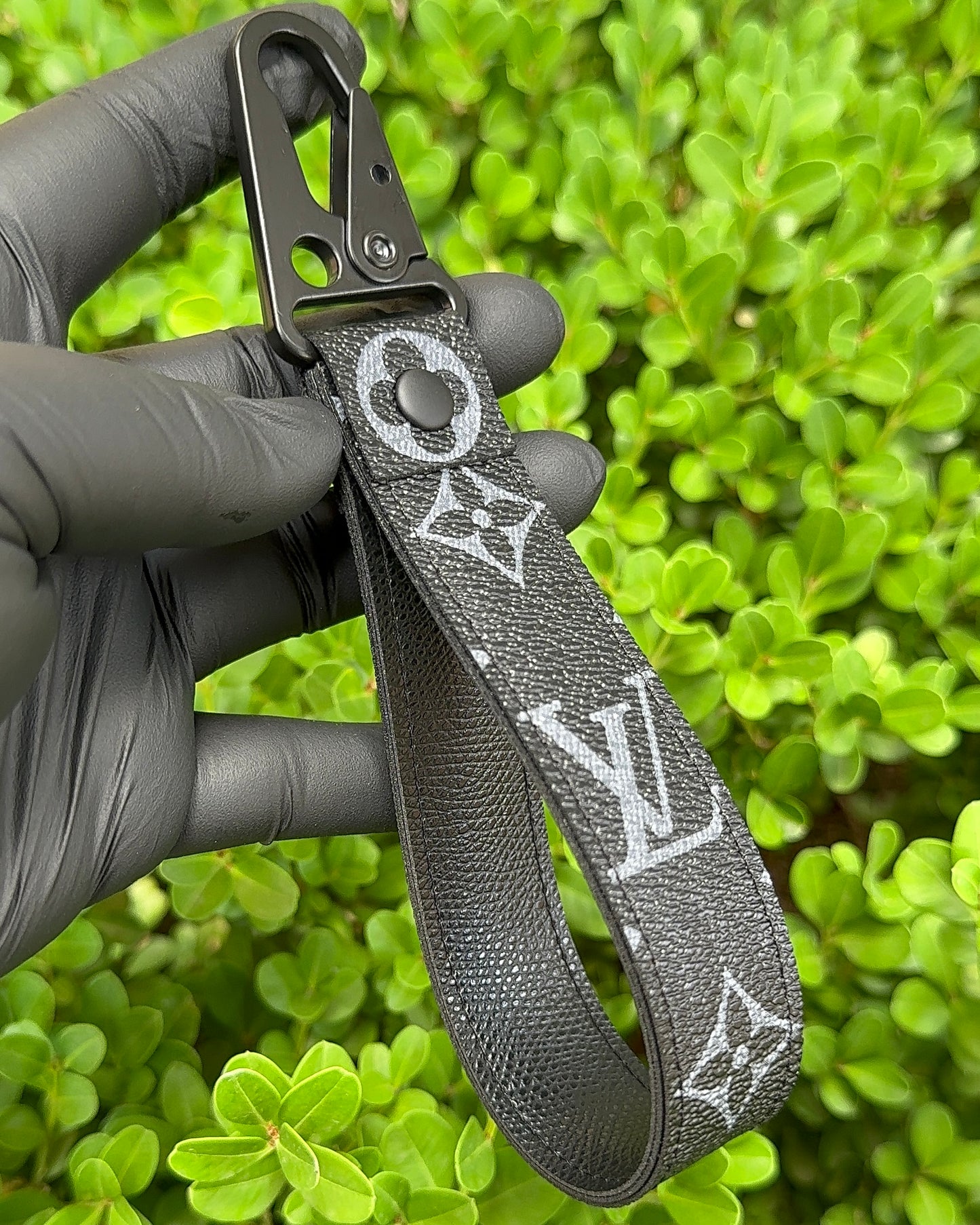 Black x Black Full Strap Keychain
