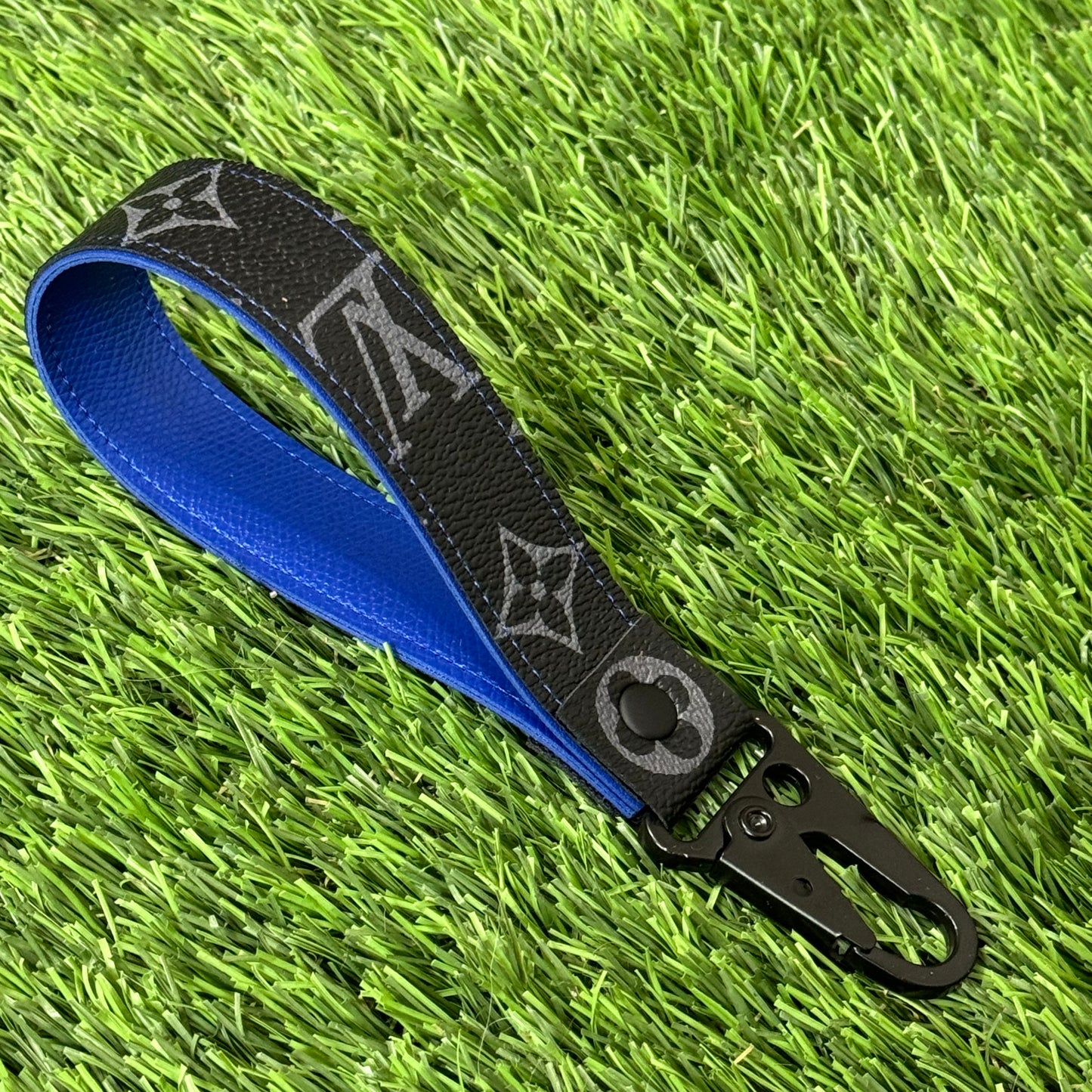 Black x Blue Full Strap Keychain