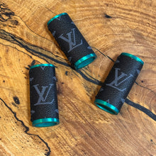 Load image into Gallery viewer, Black on Green Lighter Case

