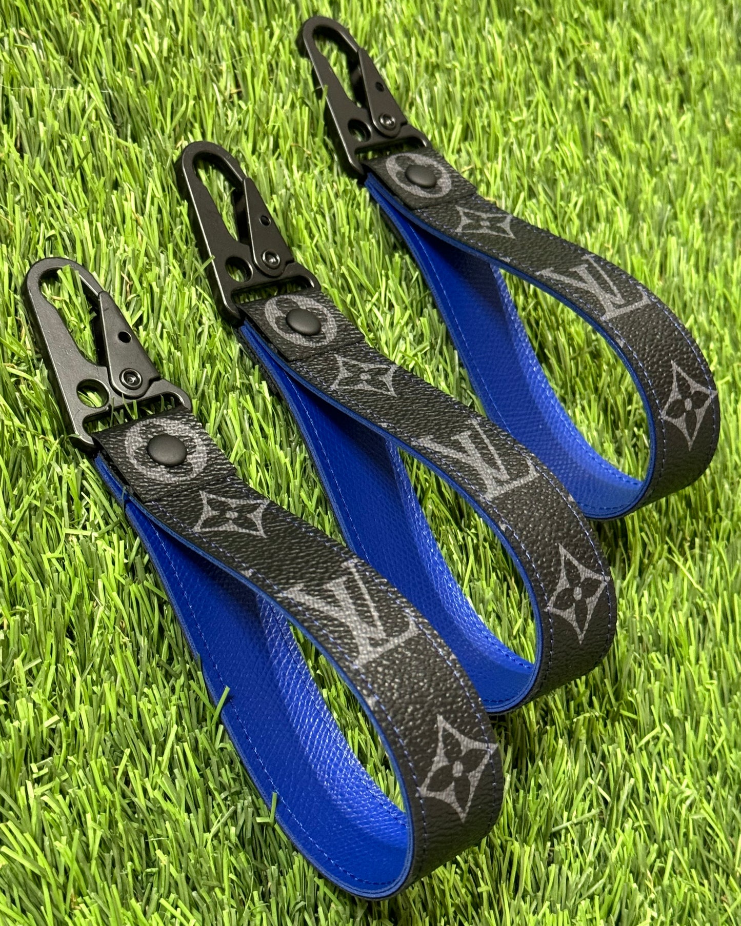 Black x Blue Full Strap Keychain