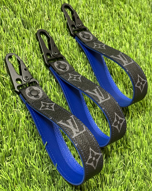 Black x Blue Full Strap Keychain