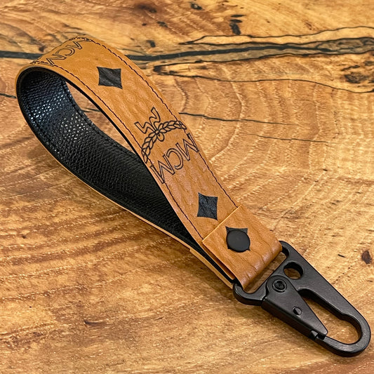 M C M Full Strap Keychain