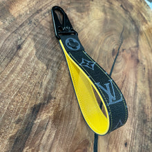 Load image into Gallery viewer, Black on Yellow Keychain
