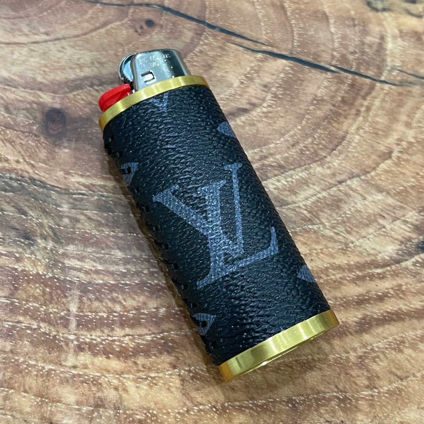 Black x Gold Lighter Case