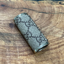 Load image into Gallery viewer, GG Brown on Silver Lighter Case
