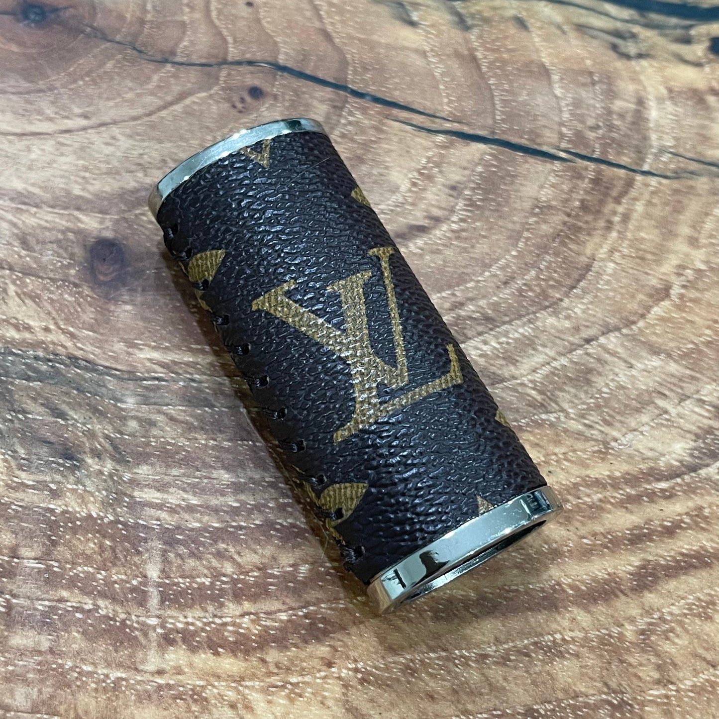 Brown x Silver Lighter Case